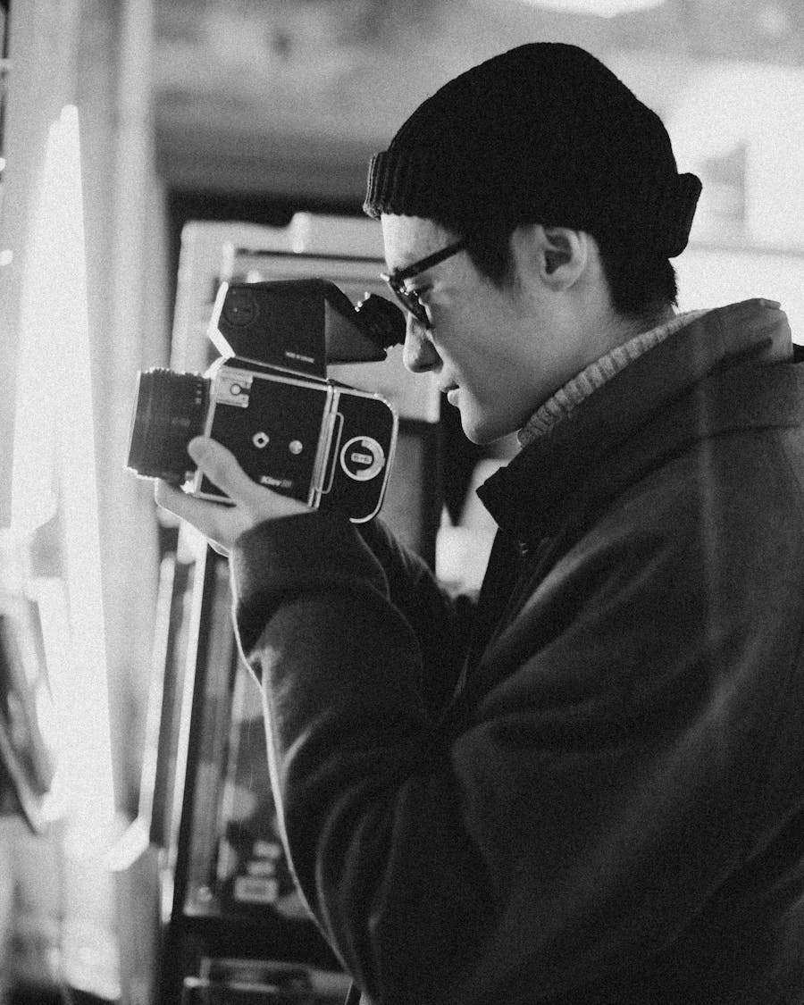 Creator filming protected content